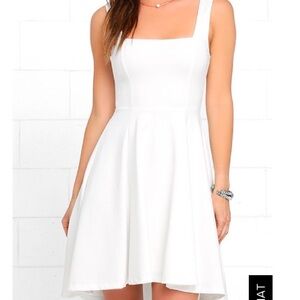 Ivory High Low Dress
